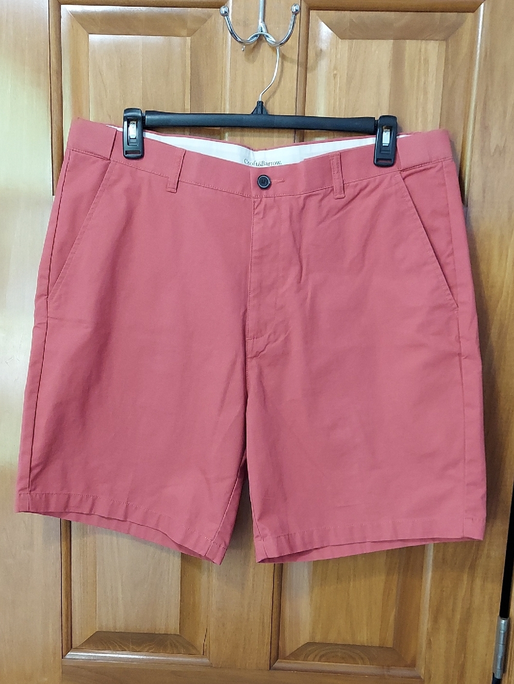 Croft & Barrow Men's Flat Front Stretch Waistband Shorts Pockets Size 40 NWOT▪︎